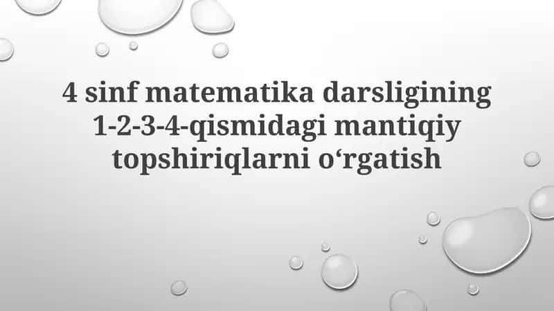 Shaklli Mantiqiy Fikrlash