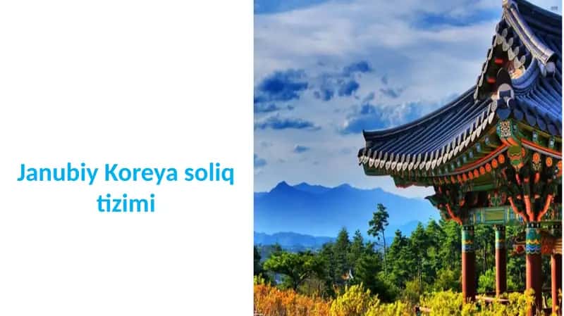 Janubiy Koreya soliq tizimi