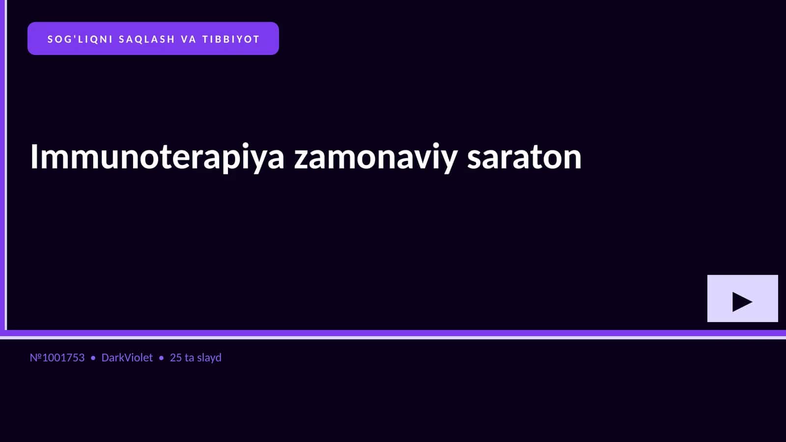 Immunoterapiya zamonaviy saraton