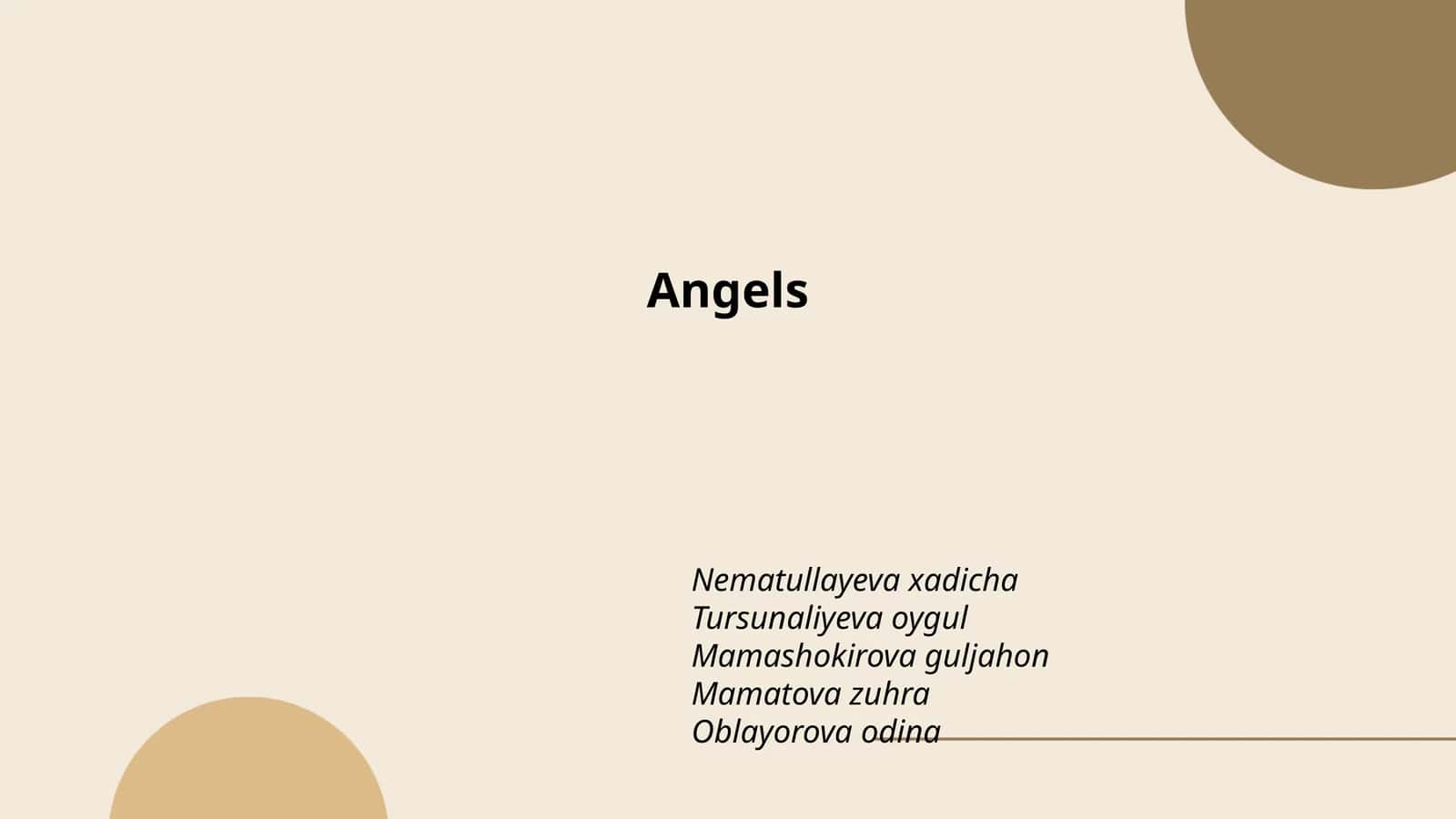 Angels