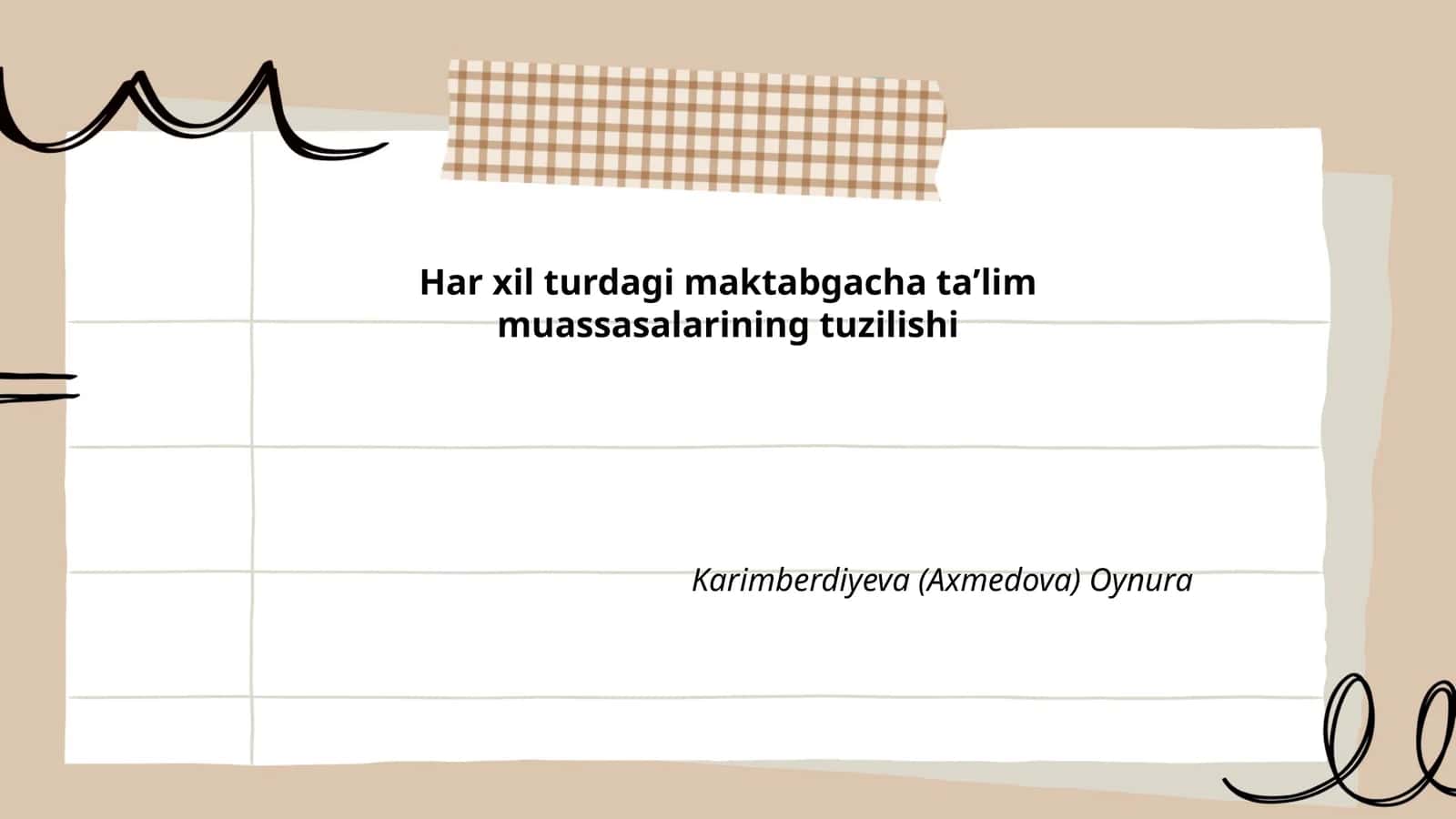 Bolalar bog‘chasi turli yoshi uchun dasturlar