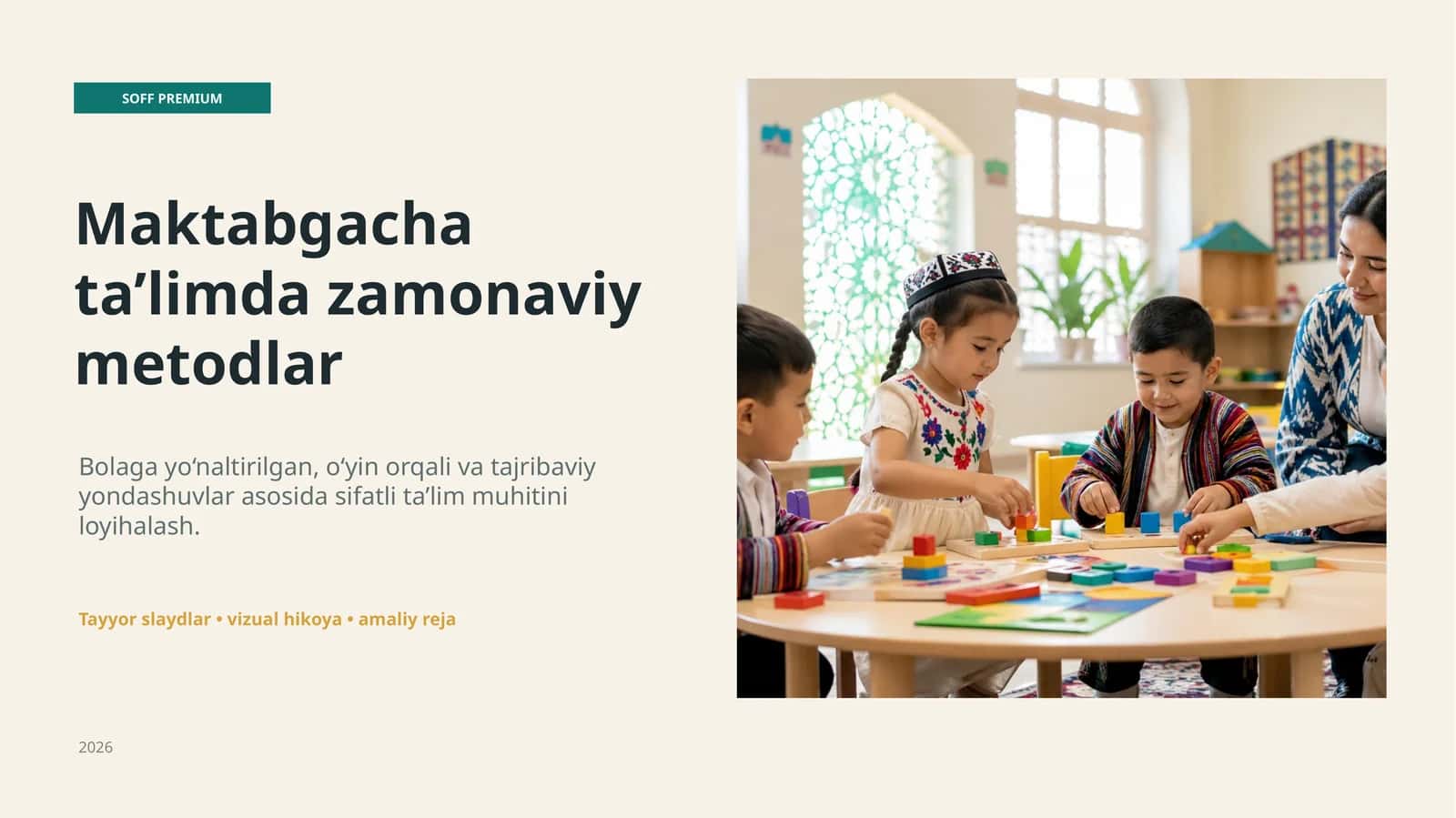 Maktabgacha ta’limda zamonaviy metodlar