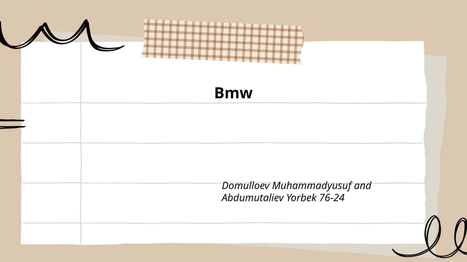 BMW