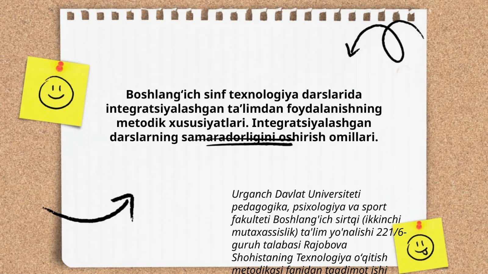 Integratsiyalashgan darslar