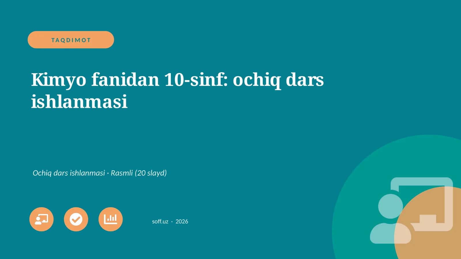 Kimyo fanidan 10-sinf: ochiq dars ishlanmasi