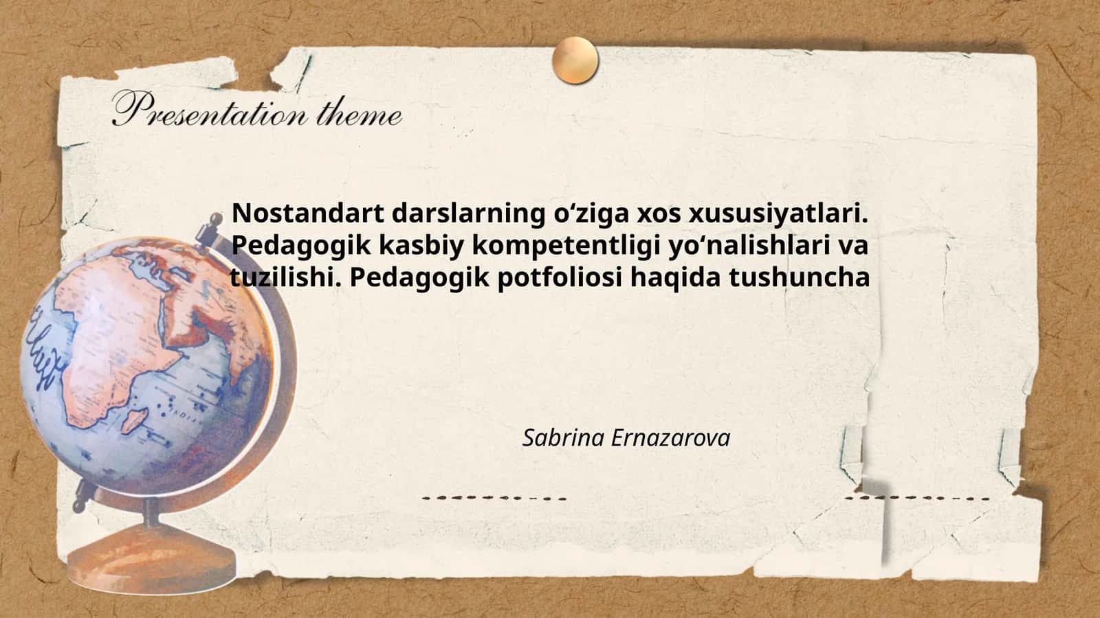 Pedagogik potfoliosi haqida tushuncha