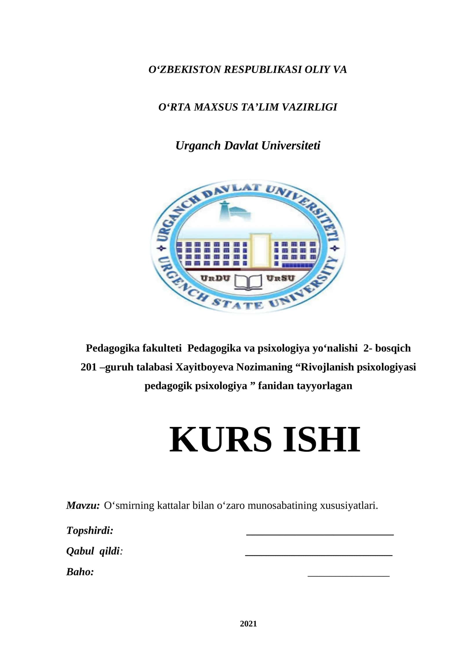 Rivojlanish psixologiyasi pedagogik psixologiya