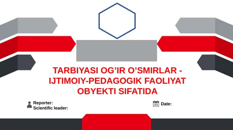 Tarbiyasi Og’ir O’smirlar