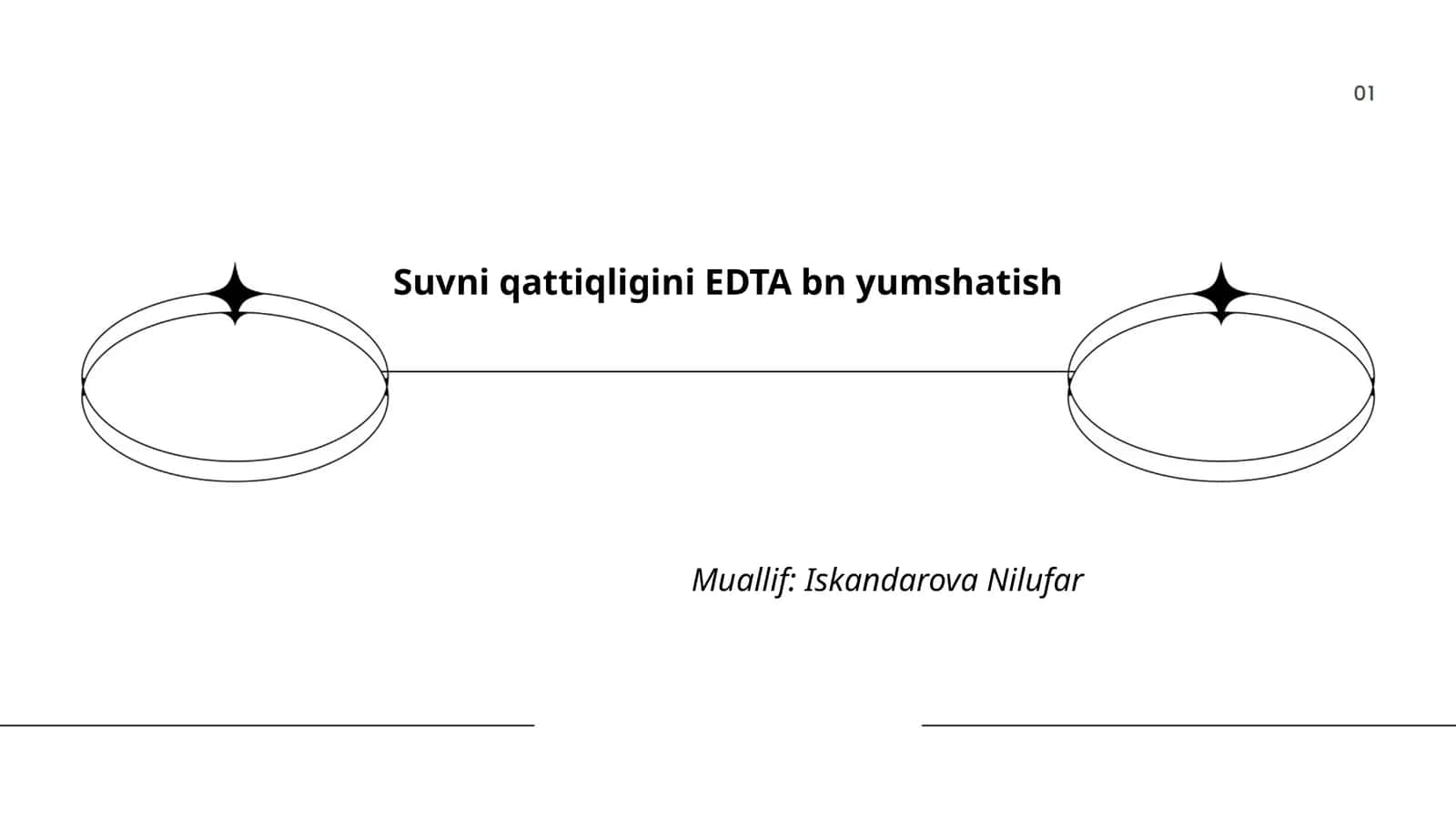 Suvni qattiqligini EDTA bn yumshatish