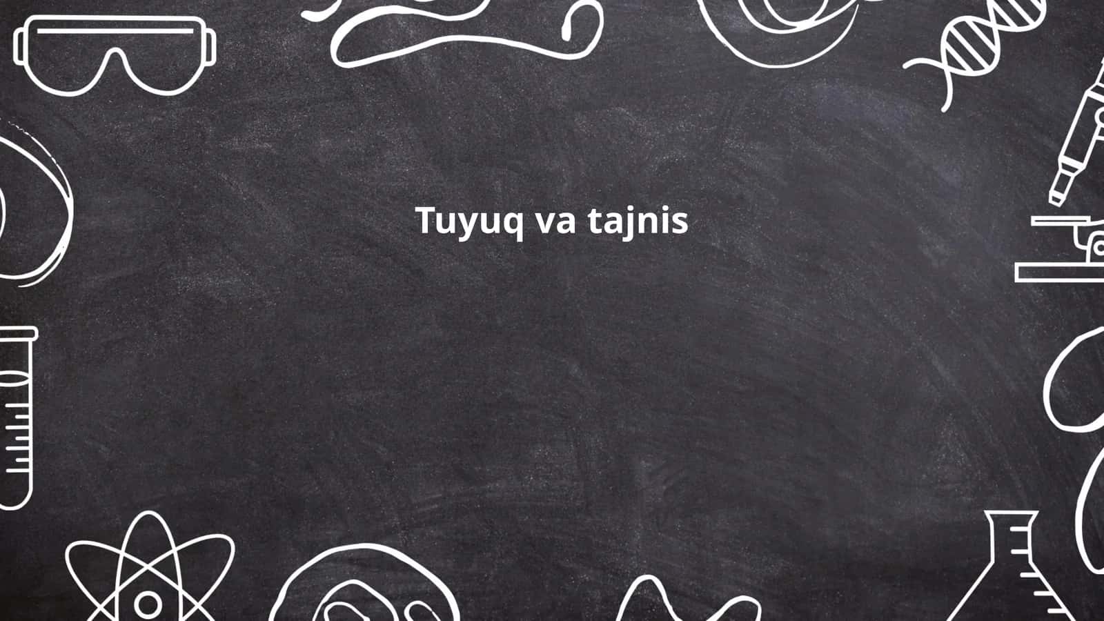 Tuyuq va tajnis