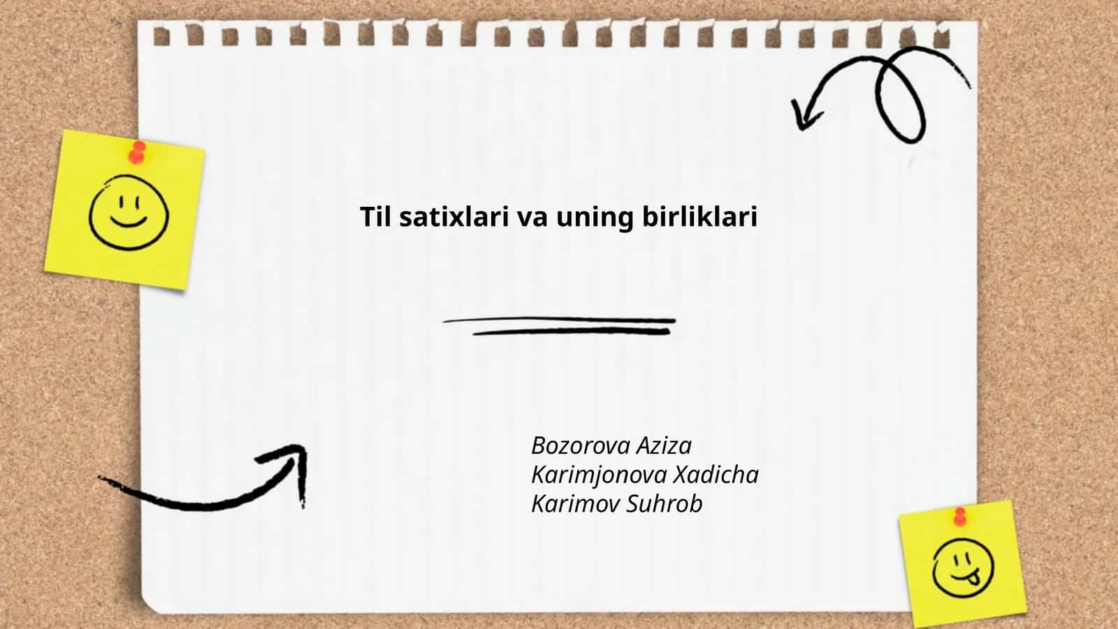 Til va satix tushunchasi