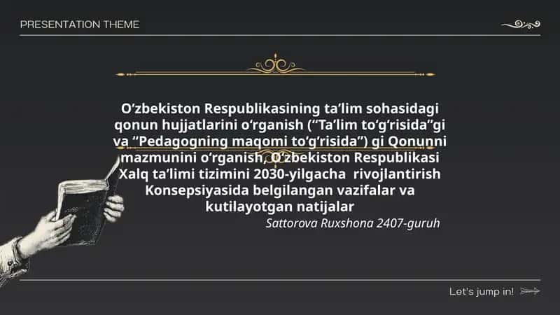 Konseptsiya va natijalar