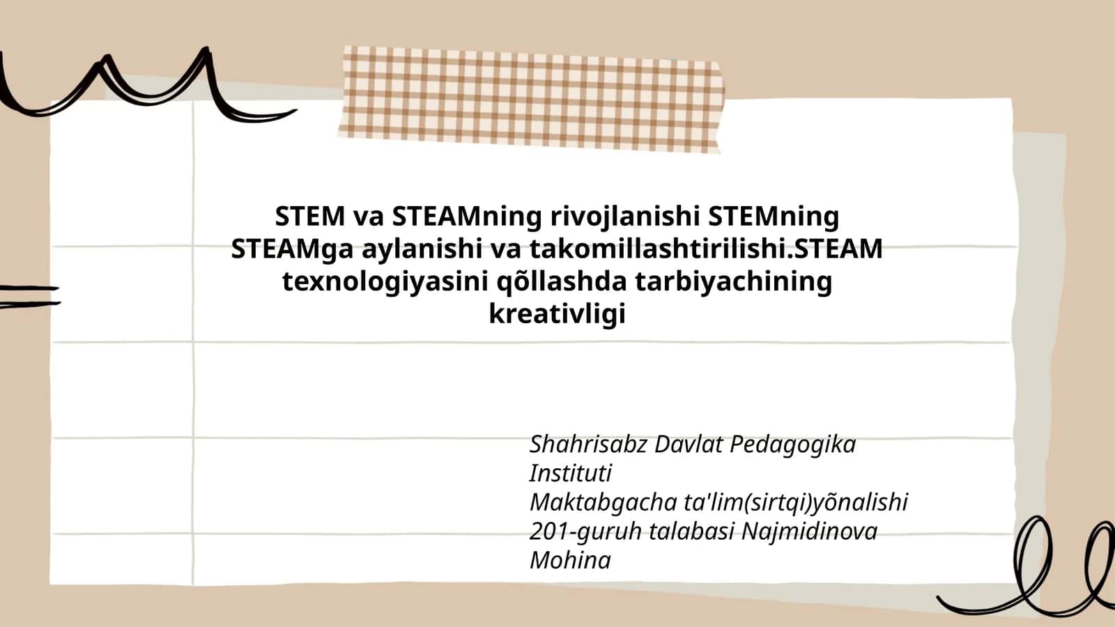 Shahrisabz Davlat Pedagogika Instituti
