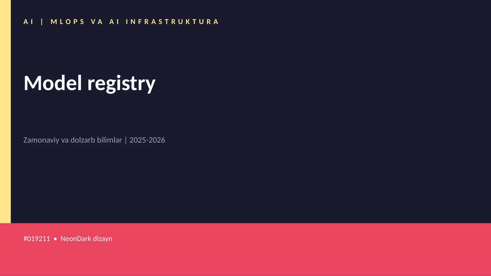 MLOPS VA AI INFRASTRUKTURA