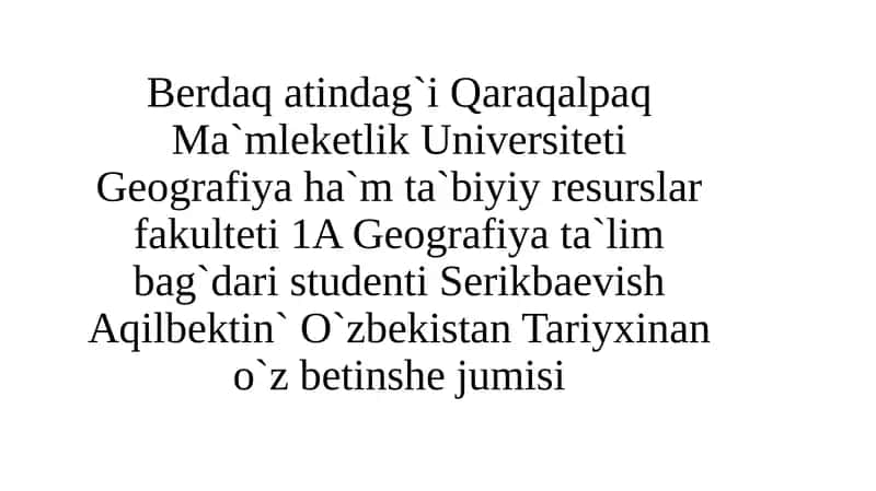 Geografiya ta`lim bag`dari