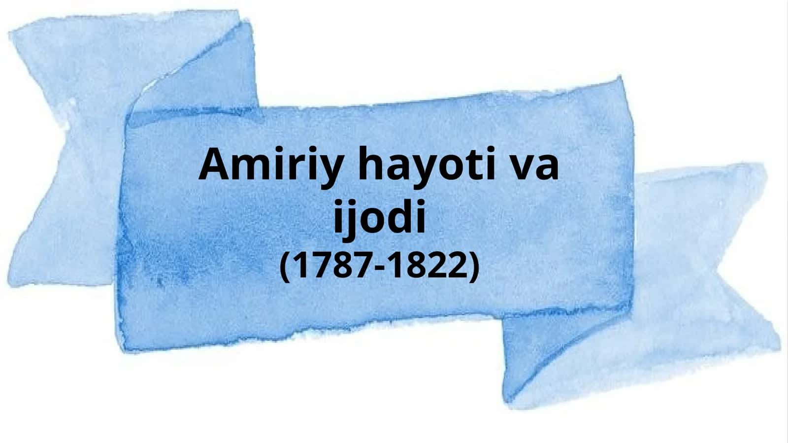 Amiriy hayoti va ijodi
