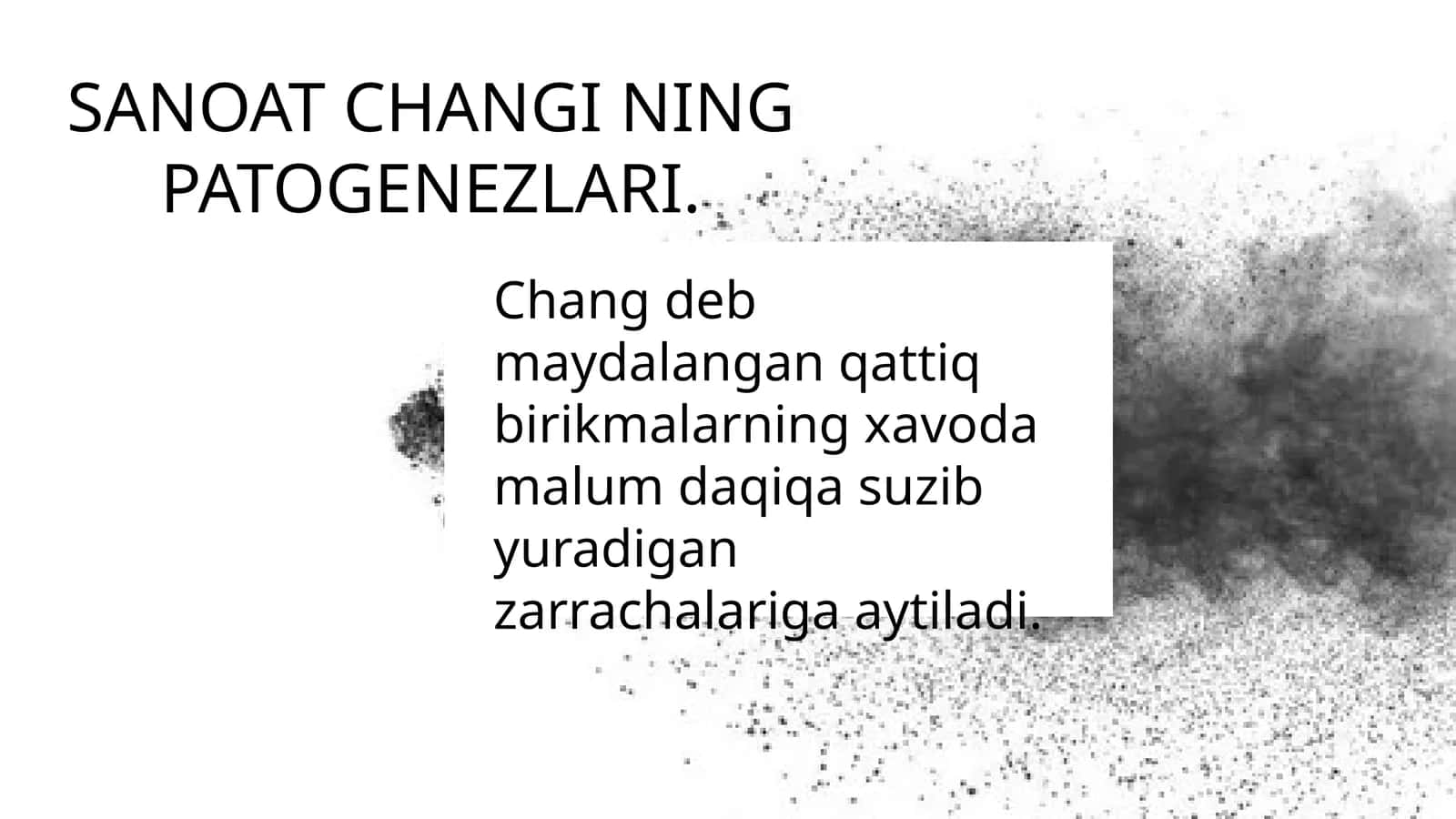 Changa oid patalogiyalar