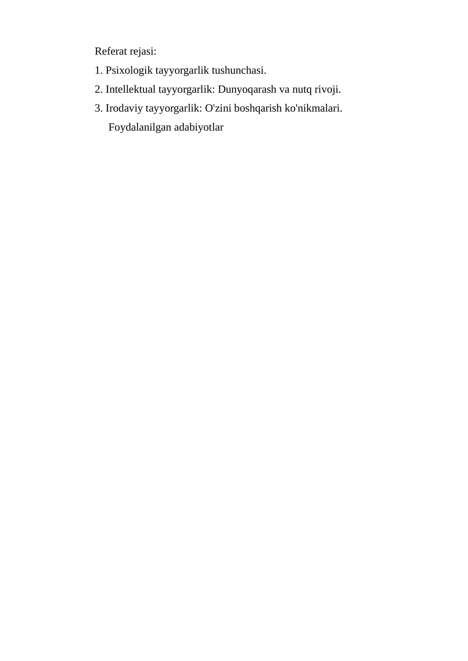 Referat rejasi
