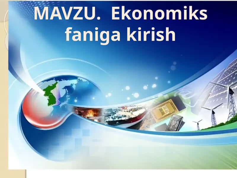 Ekonomiksfanigakirish