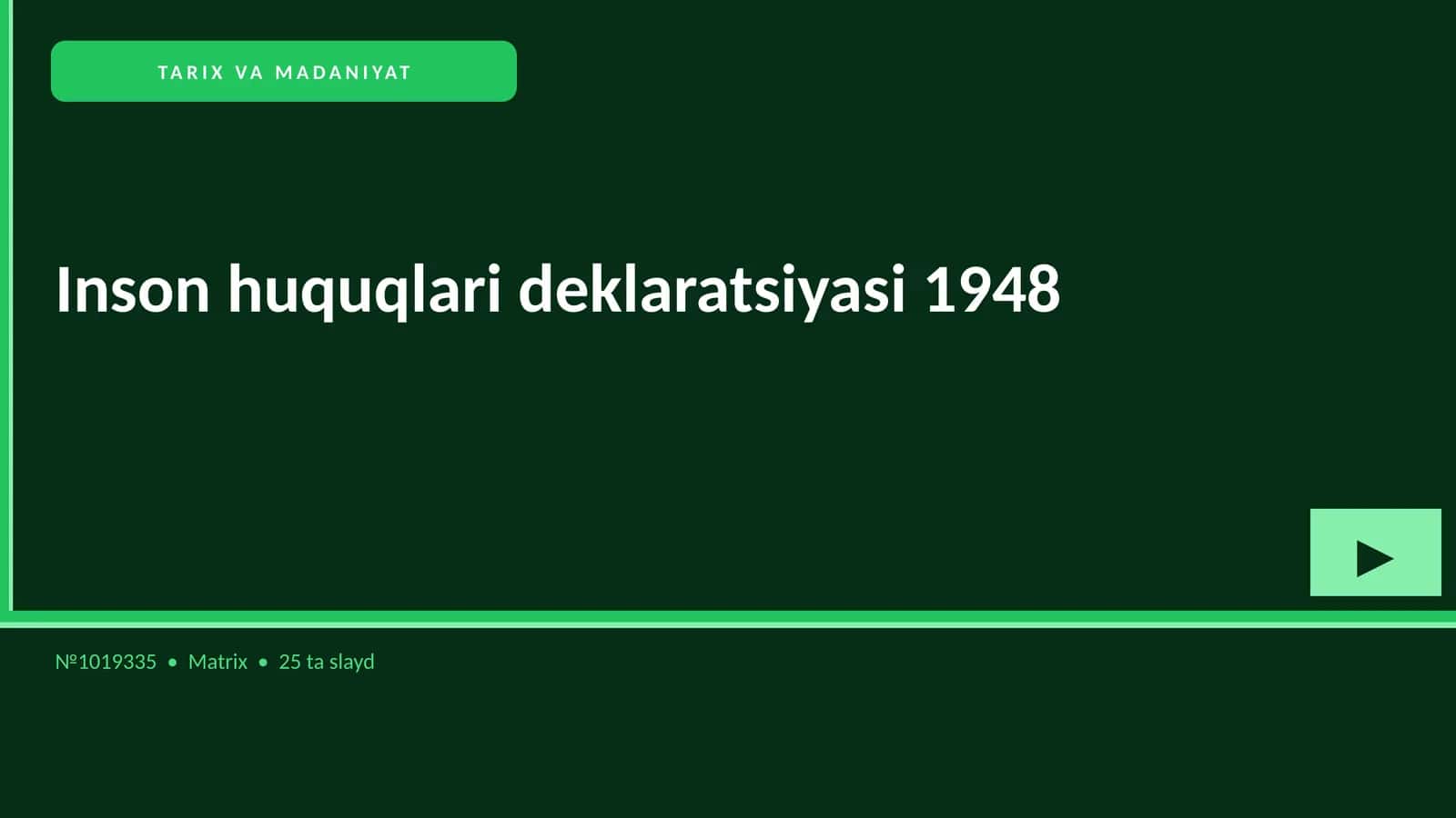 Inson huquqlari deklaratsiyasi 1948