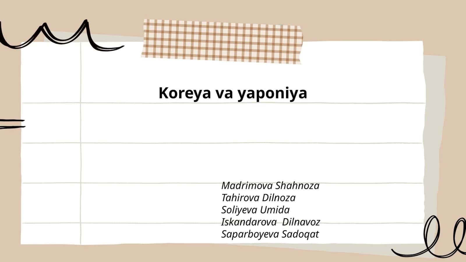 Koreya va Yaponiya