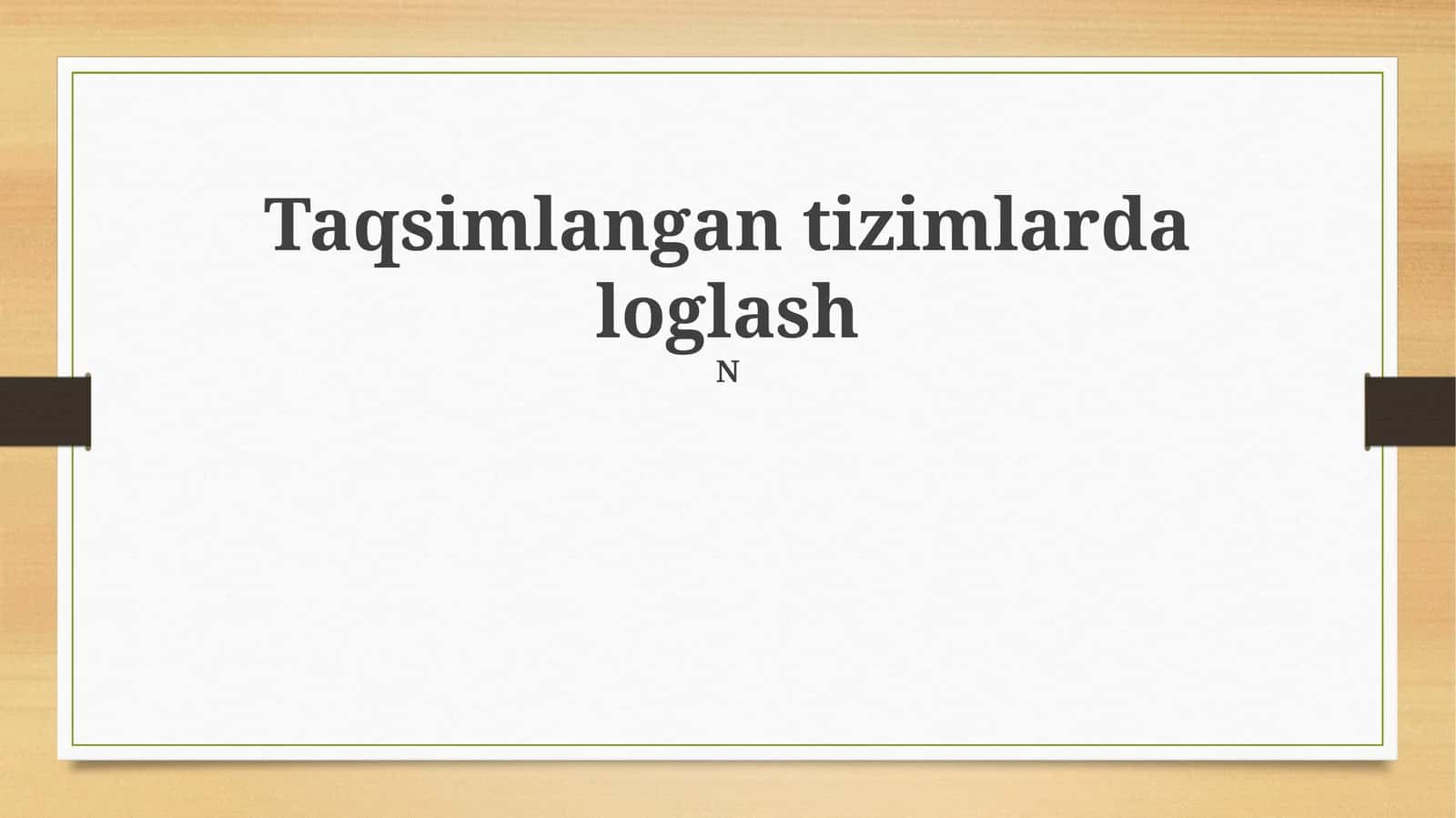 Loggingning ahamiyati va monitoring tizimlari