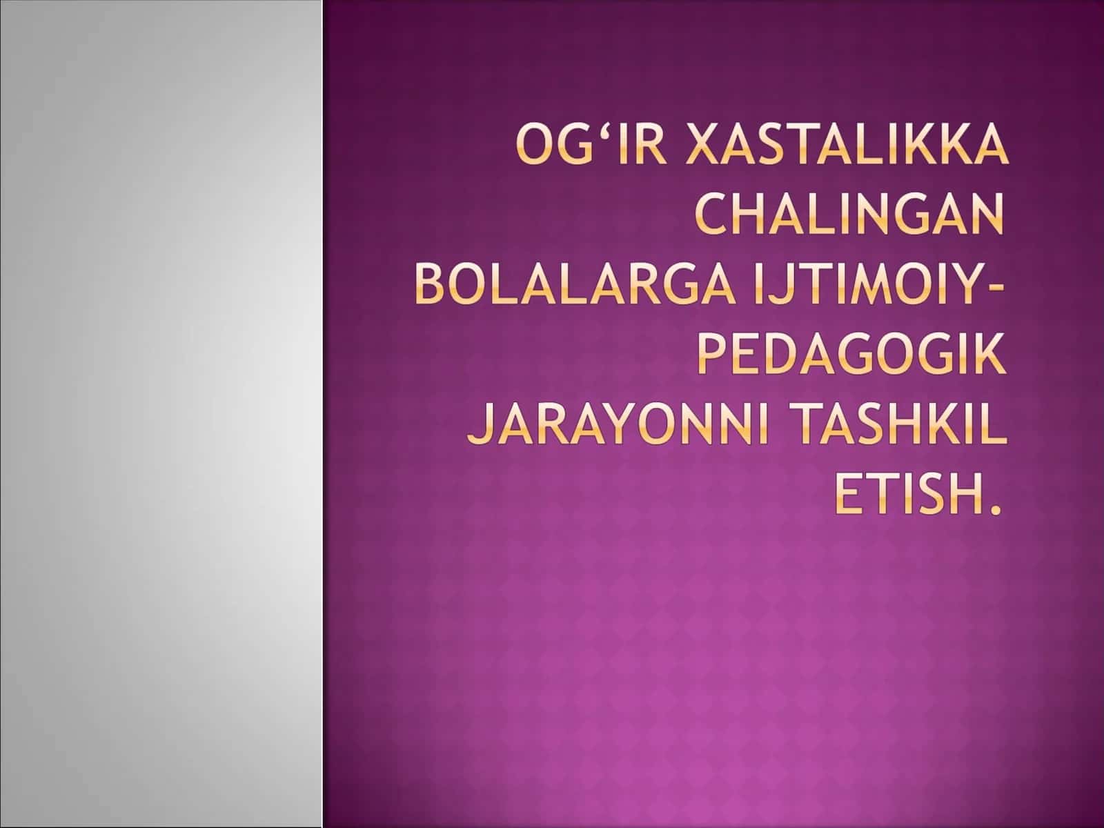 Ijtimoiy pedagogika tadbirlar