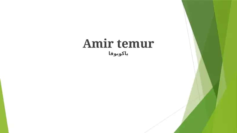 Amir Temur