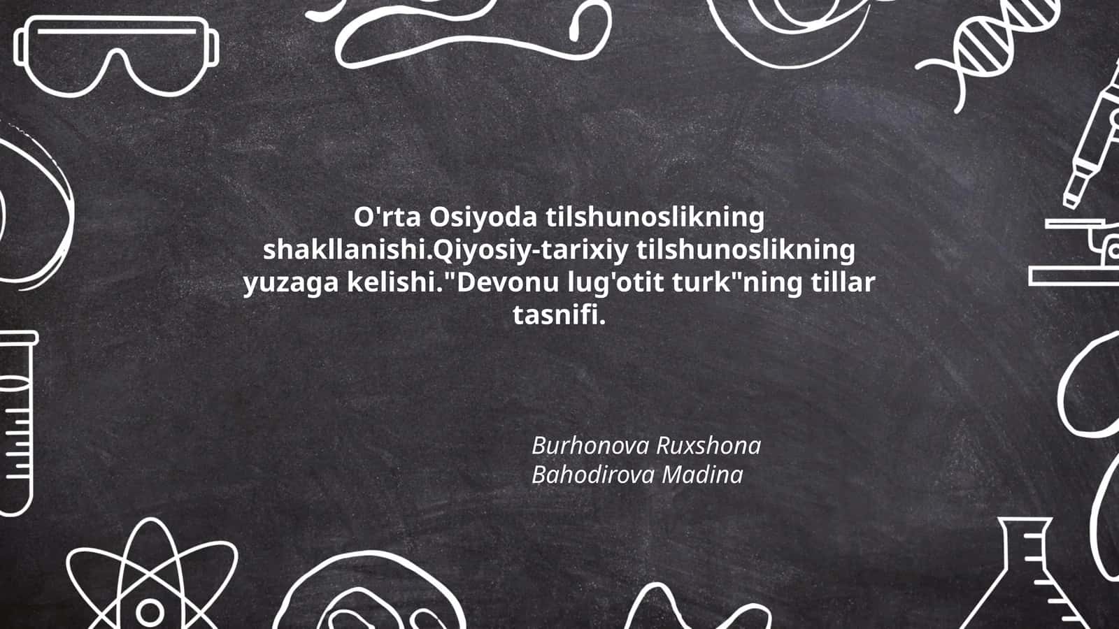 Devonu lug'otit turk tillar tasnifi