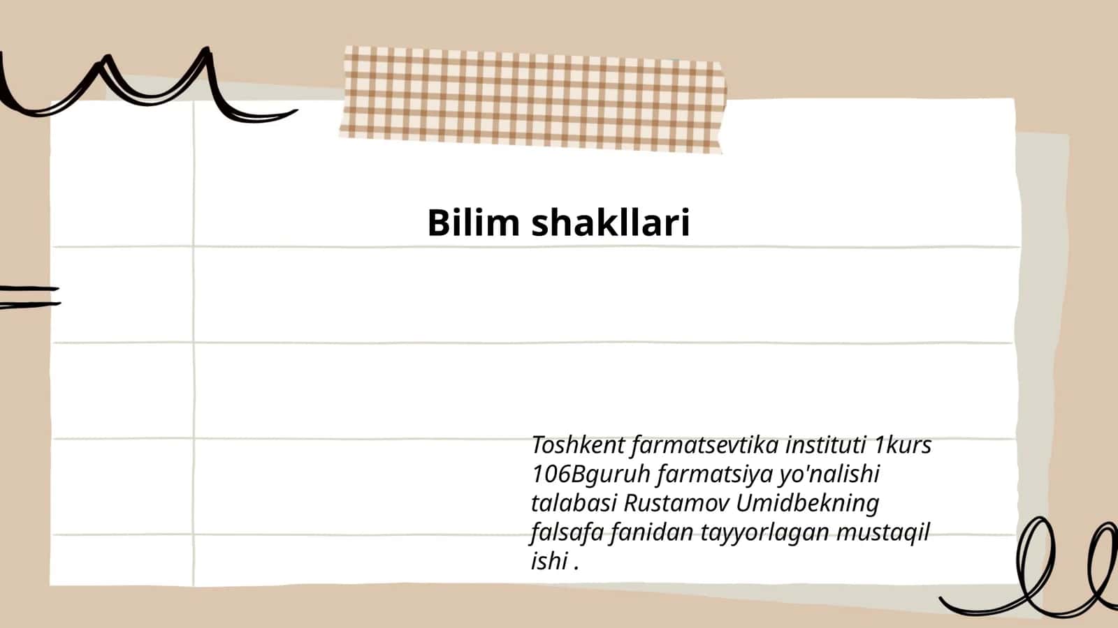 Bilim shakllari
