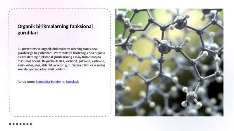 Organik birikmalarning funksional guruhlari