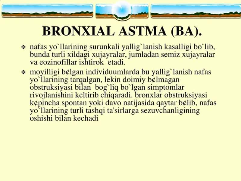 Bronxial astma