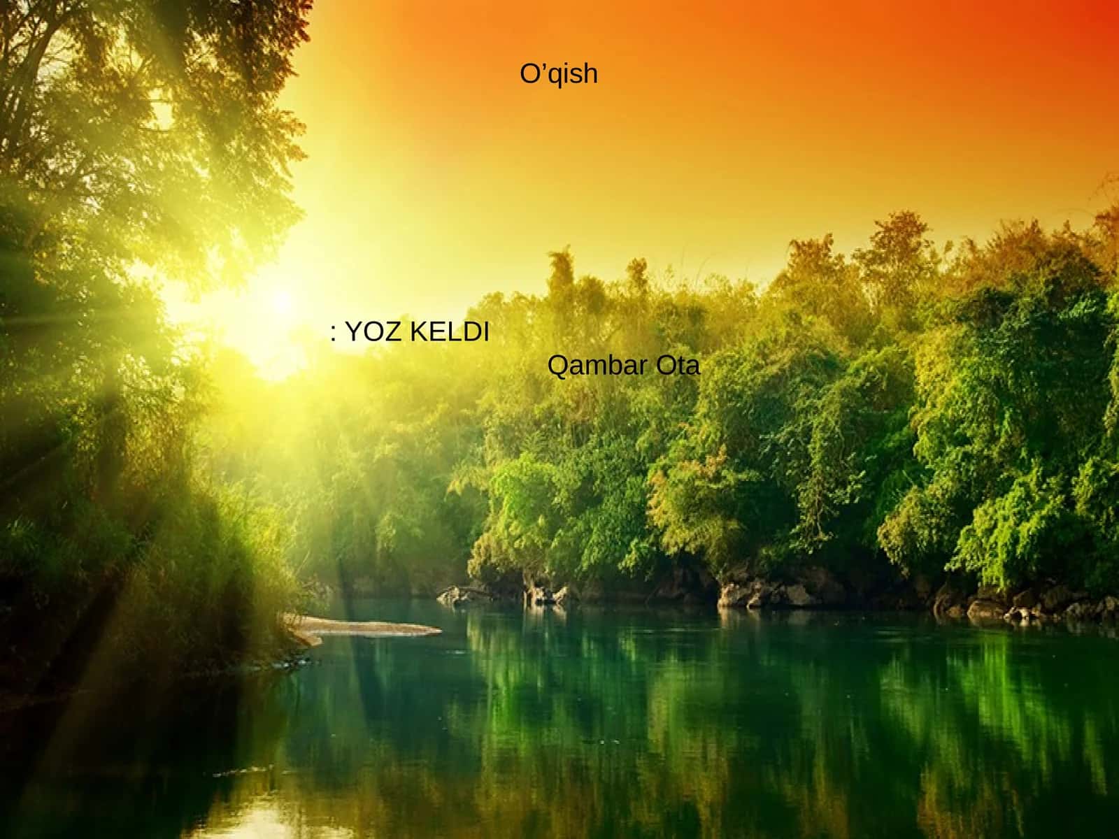 YOZ KELDI