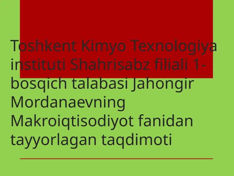 Yalpi talab va yalpi taklif modeli