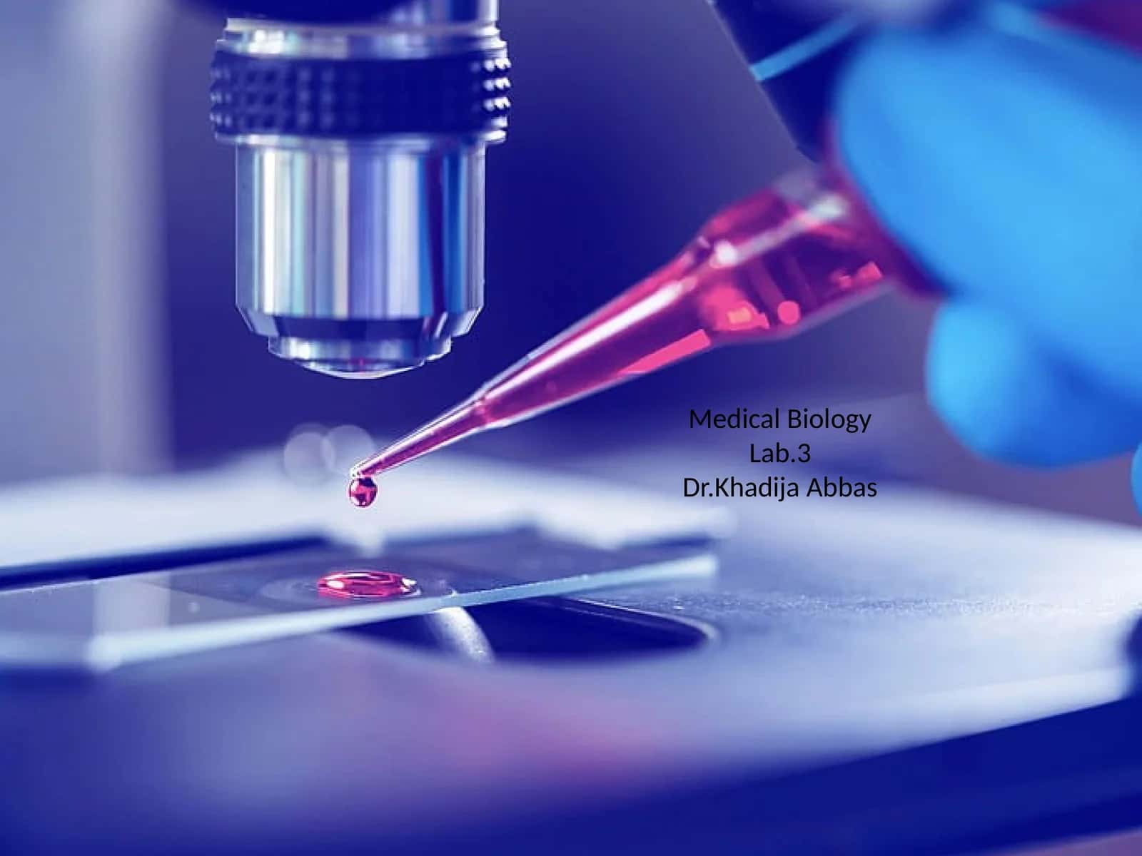 Medical Biology Lab.3