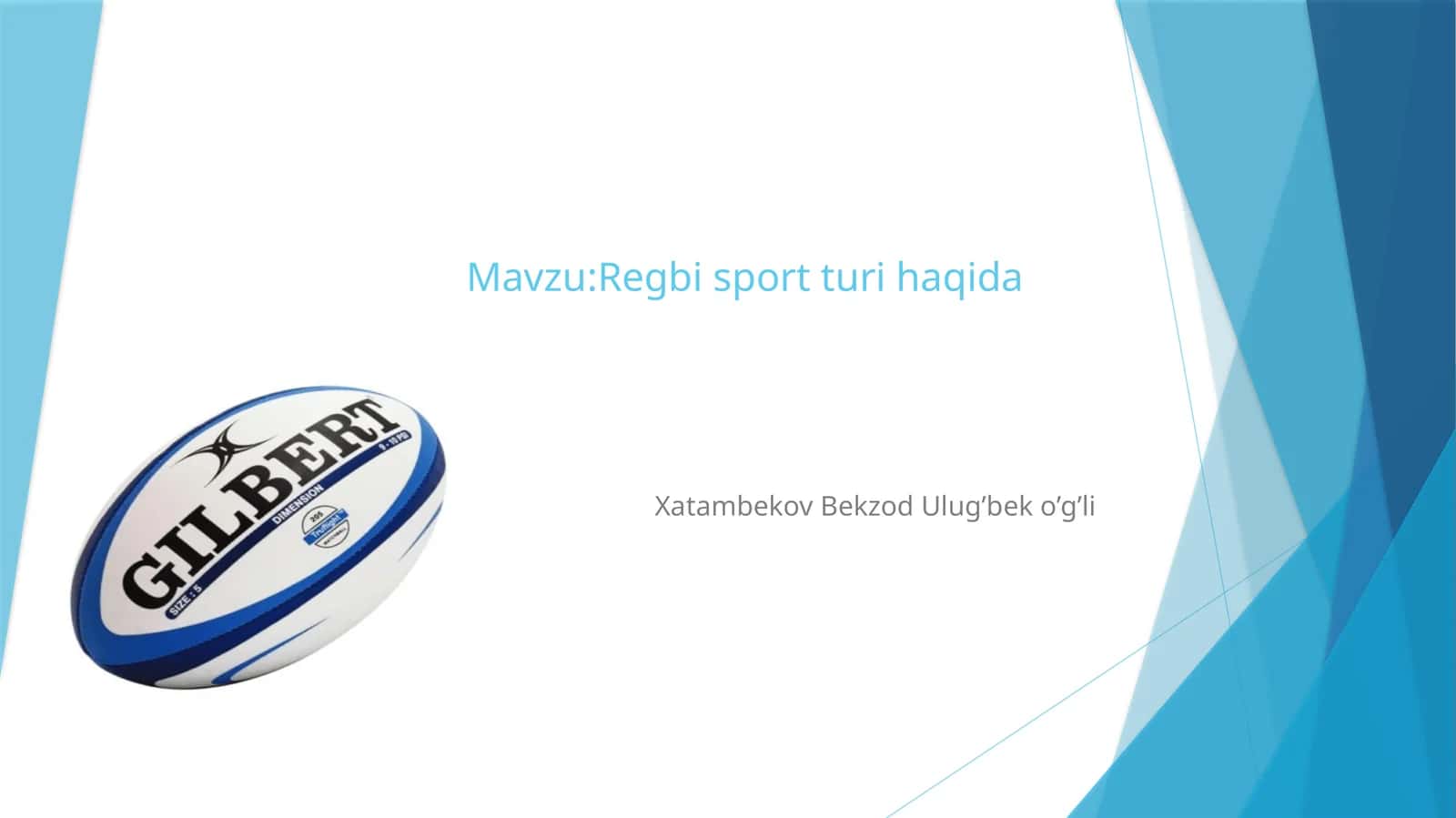 Regbi sport turi haqida