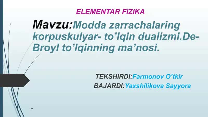 ELEMENTAR FIZIKA