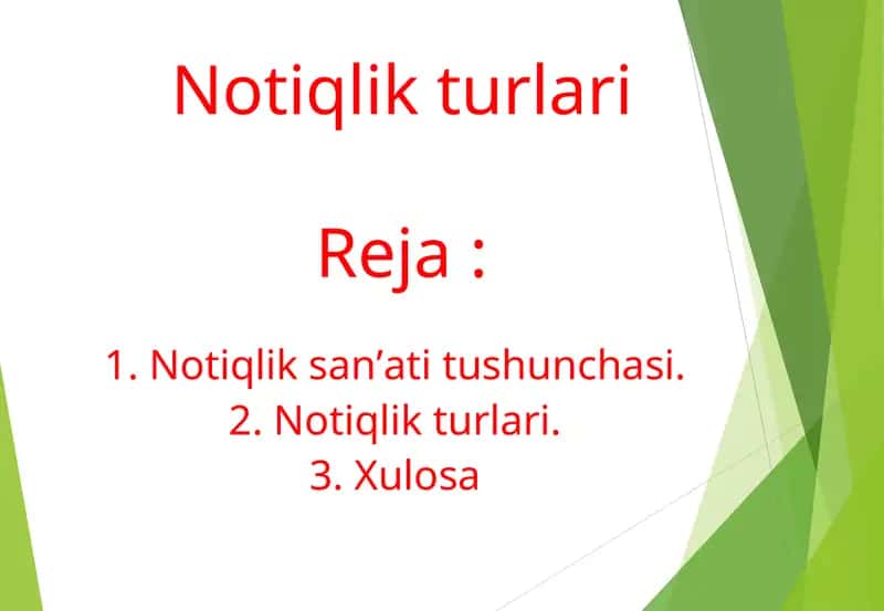 Notiqlik san’ati tushunchasi