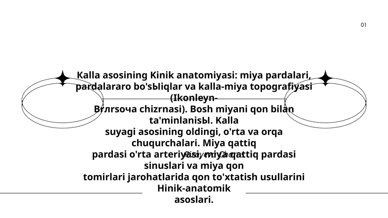 Каllа asosining Kinik anatomiyasi