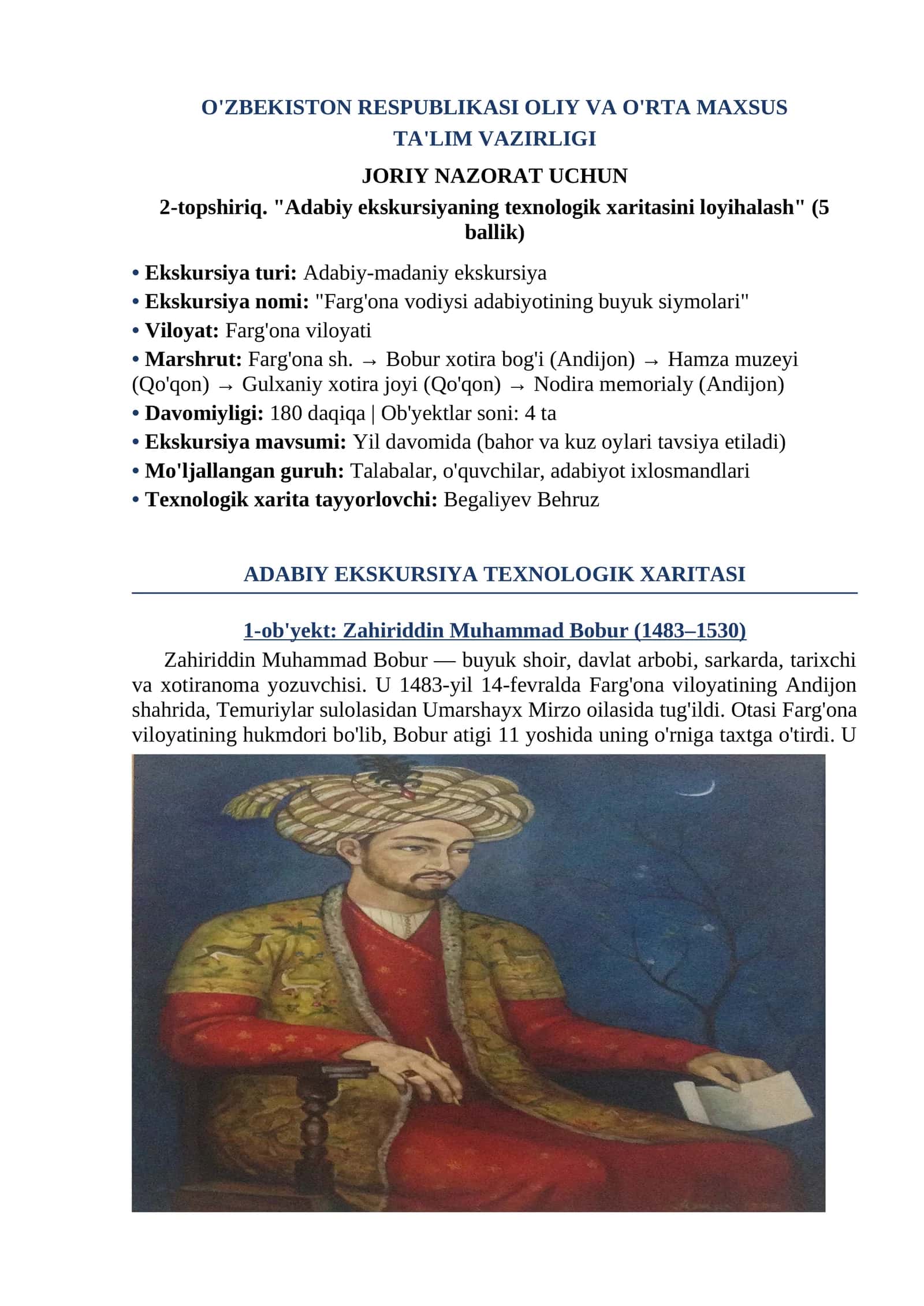 "Farg'ona vodiysi adabiyotining buyuk siymolari"