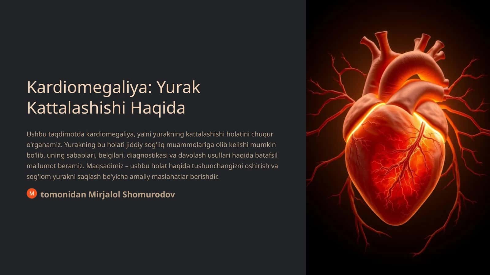 Kardiomegaliya: Yurak Kattalashishi Haqida
