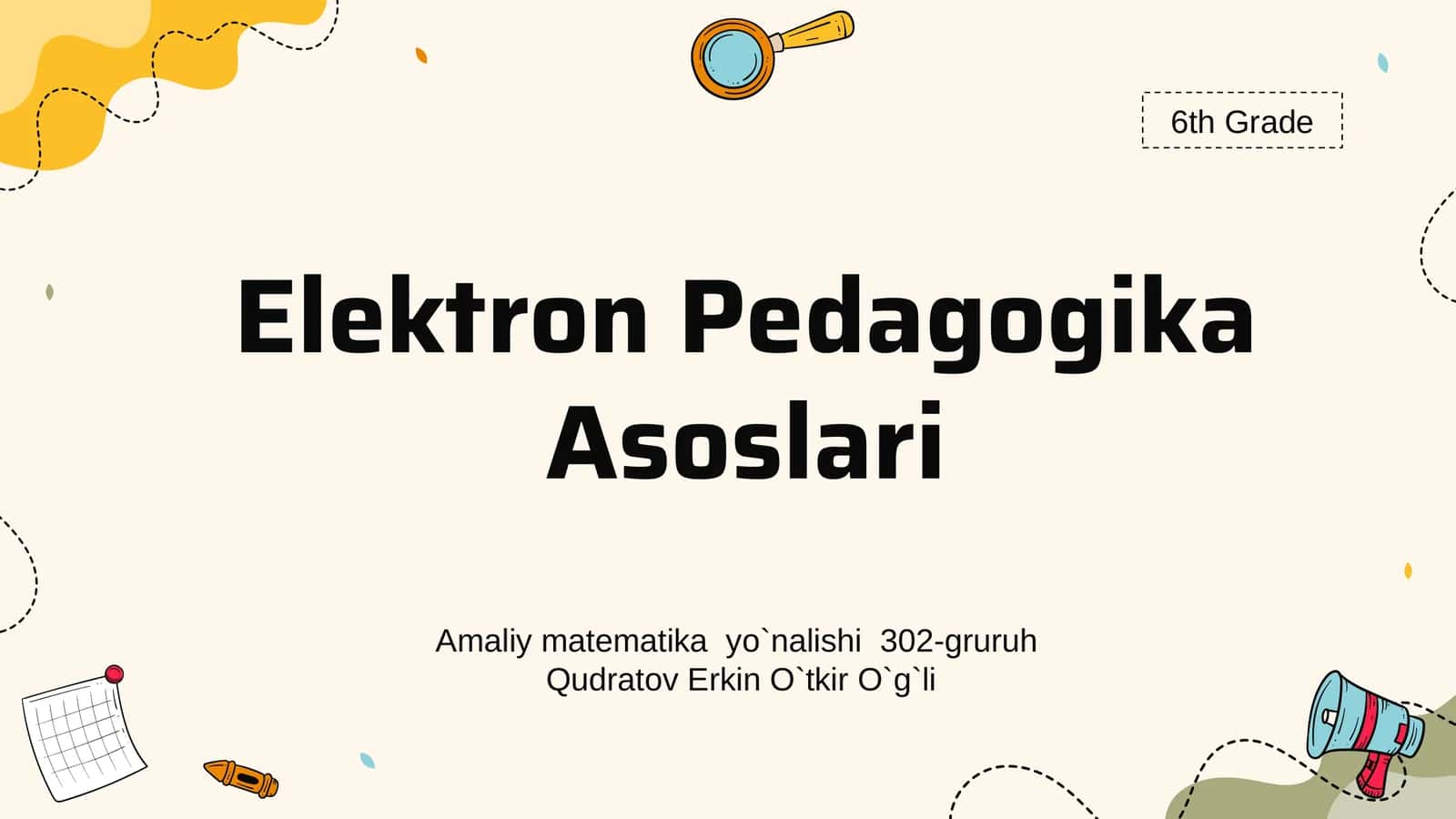 Elektron Pedagogika Asoslari