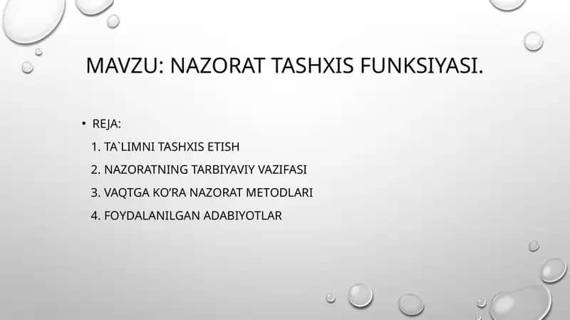 Ta`limni Tashxis Etish