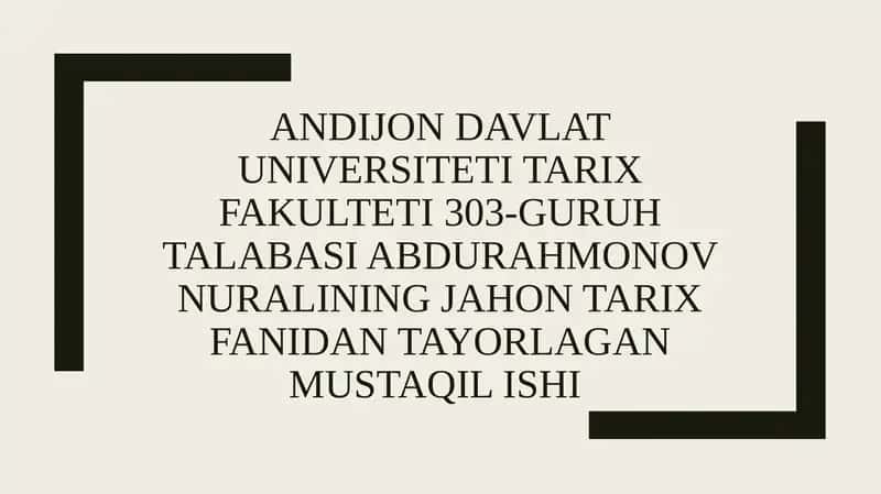 AQSH II Jahon urishidan keyingi yillarda