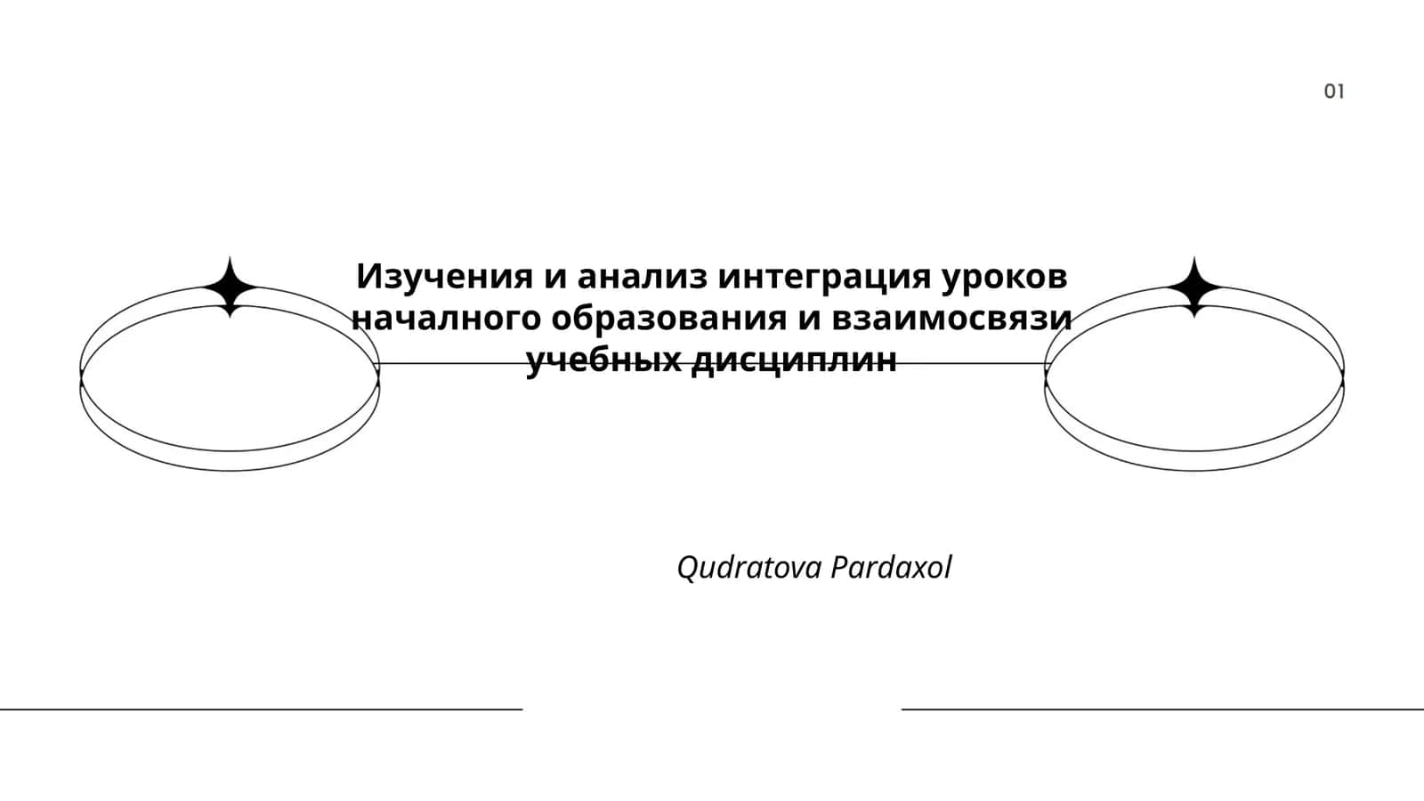Изучения и анализ интеграция уроков началного образования и взаимосвязи учебных дисциплин