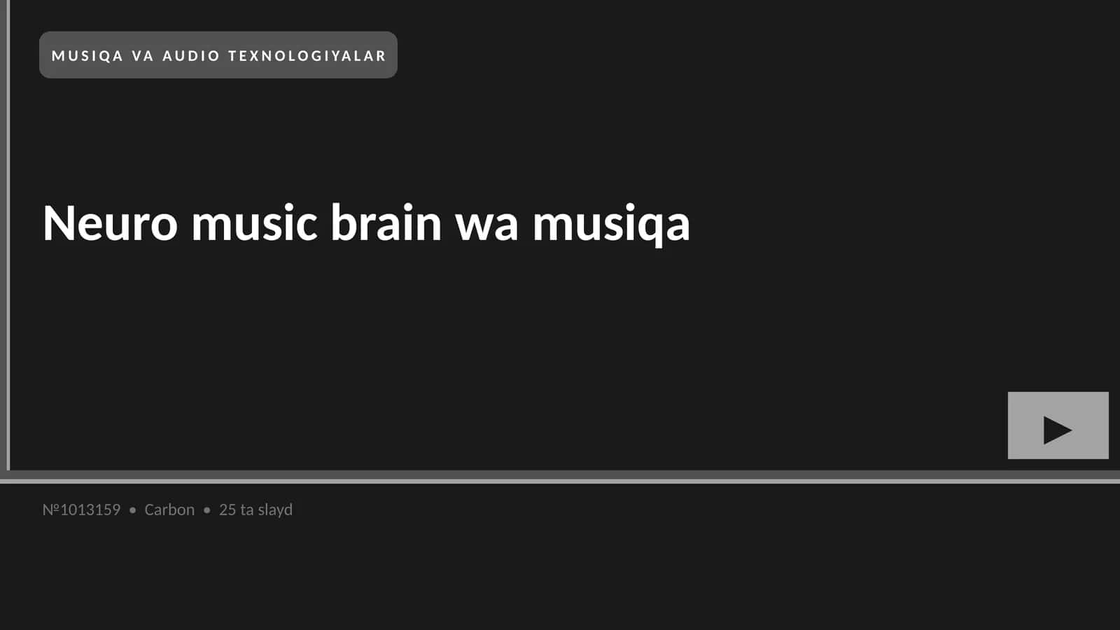 Neuro music brain wa musiqa