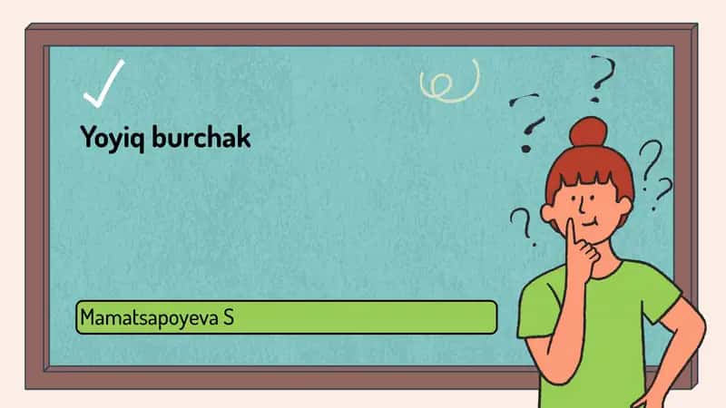 Yoyiq burchak