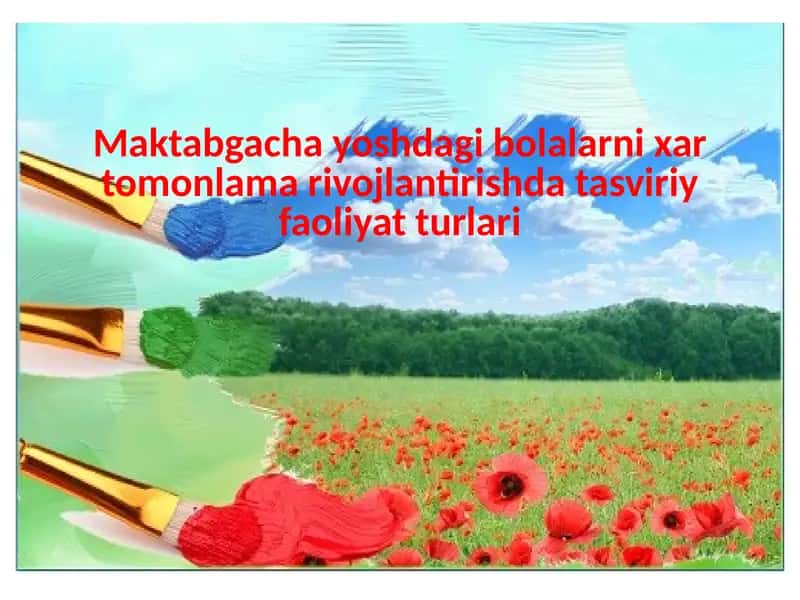 Tasviriy faoliyatturlari