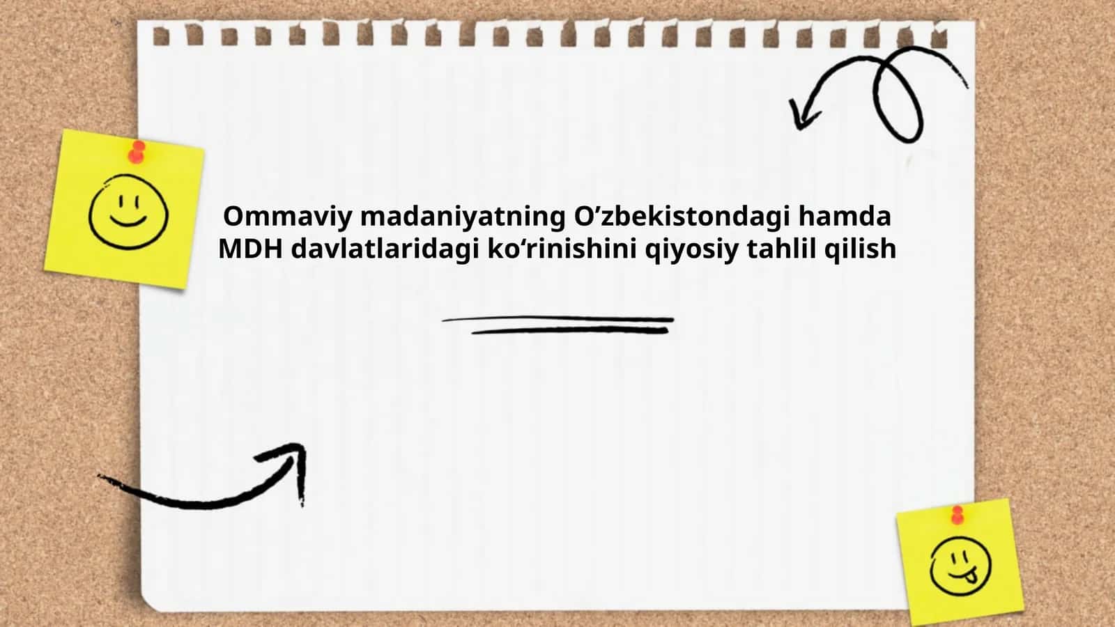 Ommaviy madaniyatning O’zbekistondagi hamda MDH davlatlaridagi ko‘rinishini qiyosiy tahlil qilish