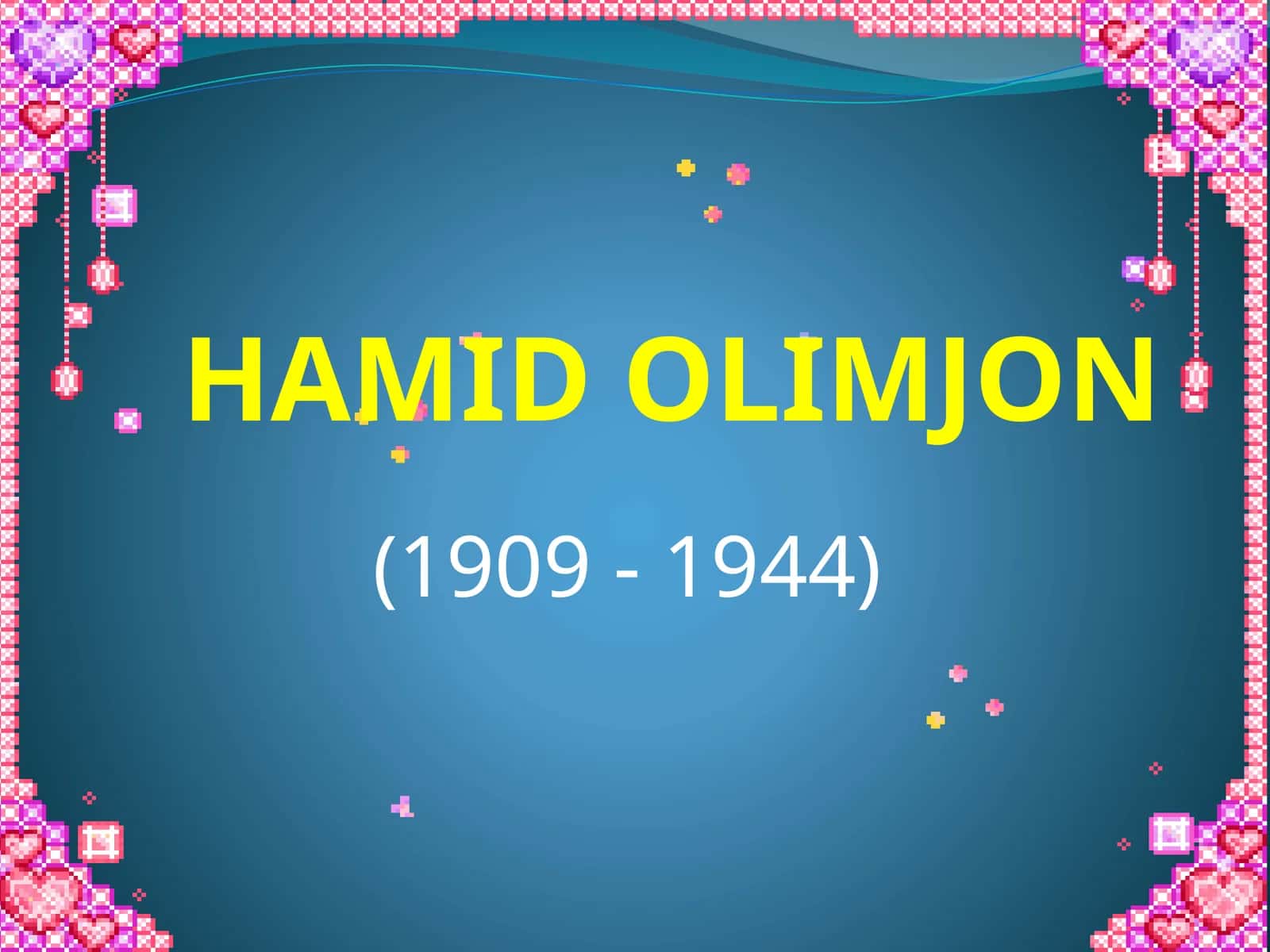 6-sinf Adabiyot fanidan Hamid Olimjon O'zbekiston she'ri dars taqdimot